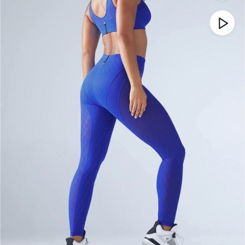 Savage X Fenty Mesh High Waist workout set